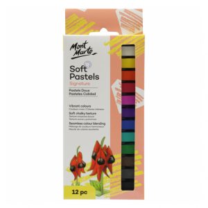 Mont Marte Soft Pastels Tin Box 24pc