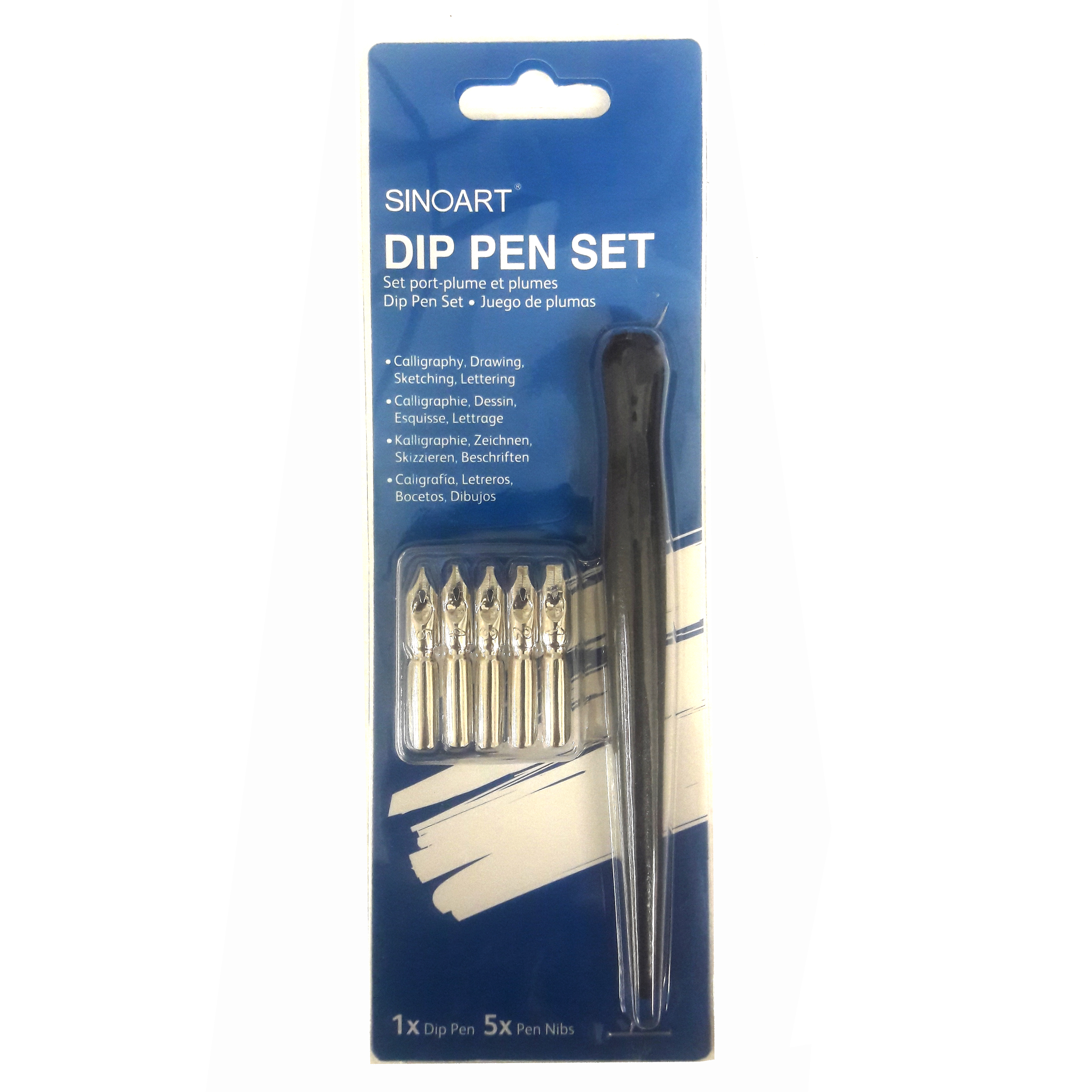 Leonardt Dip Pen Set Round Han#1 – Jimnettes Superstore