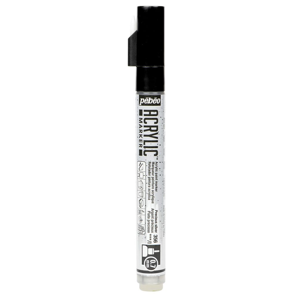 Pebeo Acrylic Marker PTE 0.7 Arg Prec – Jimnettes Superstore