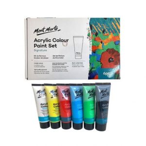Mont Marte Acrylic Color Paint Set 6pc 50ml