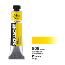 Rosa Gouache Paint Tube - Azo Yellow 20ml