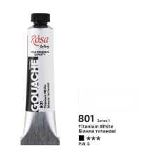 Rosa Gouache Paint Tube - Titanium White 20ml