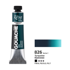 Rosa Gouache Paint Tube - Turquoise 20ml