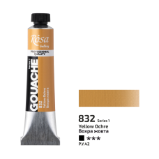 Rosa Gouache Paint Tube - Yellow Ochre 20ml