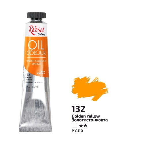 Rosa Gallery Oil Paint - Golden Yellow 45ml