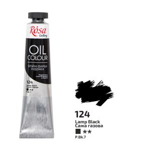 Rosa Gallery Oil Paint - Lamp Black 45ml
