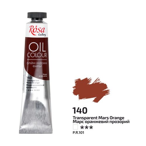 Rosa Gallery Oil Paint - Transparent Mars Orange 45ml