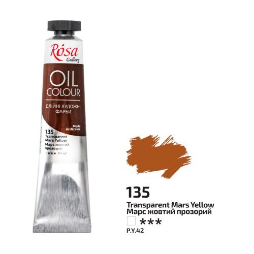 Rosa Gallery Oil Paint - Transparent Mars Yellow 45ml