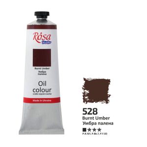 Rosa Studio Oil Paint - Burnt Umber 100ml