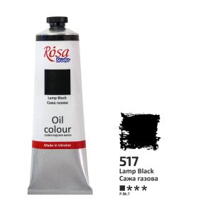 Rosa Studio Oil Paint - Lamp Black 100ml