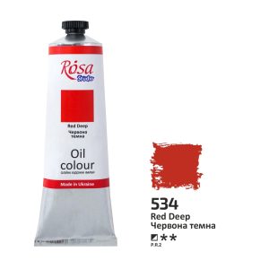 Rosa Studio Oil Paint - Red Deep 100ml