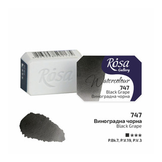ROSA Gallery Watercolour Full Pan - Black Grape 2.5ml