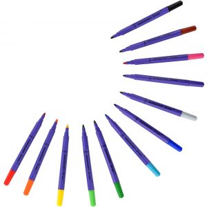 Colour Creative Markers Broad 12 Set